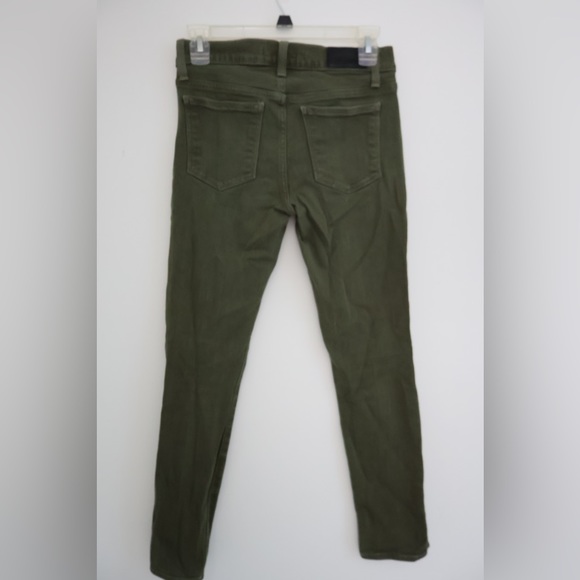 Army Green ELSE Ankle Skinny Jeans Size 26 - Picture 2 of 5